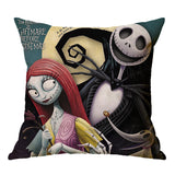 Linen Skull Halloween Pillow Cover - Minihomy