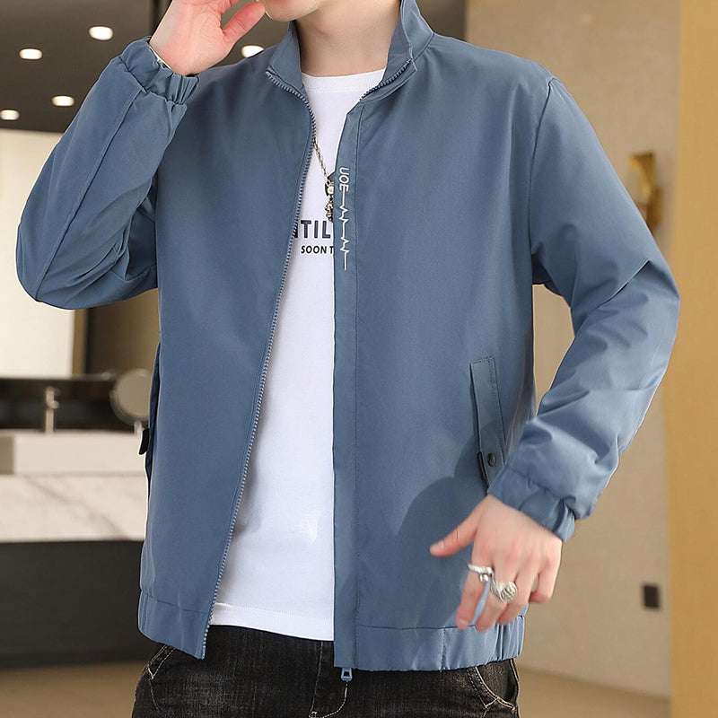 Casual Jacket Men Baseball Uniform Trendy Top Clothes - Minihomy