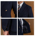 Men's Slim Double-Breasted Suit - Minihomy