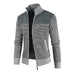 Men's Fleece-Lined Thickened Stitching Casual Cardigan Sweater - Minihomy