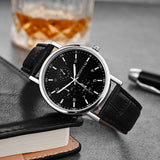 Men's Fashion Simple Belt Quartz Watch - Minihomy