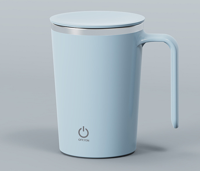 Electric Mixing Cup - Automatic Stirring Coffee Mug with Lazy Rotating Design - Minihomy