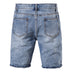 Men's Casual Washed Looped Pile Shorts - Minihomy