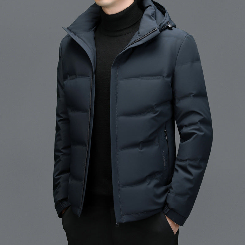 Men's Thick Detachable Down Jacket - Minihomy