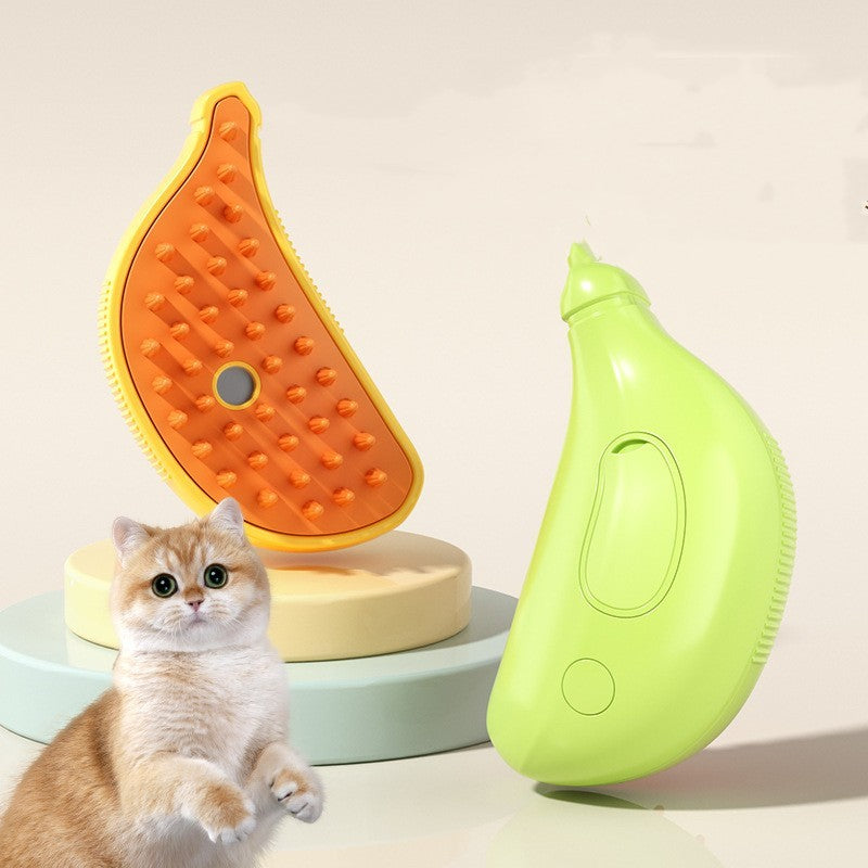 3 In 1 Pet Steam Brush Cat Dog Cleaning Steamy Spray Massage Beauty Comb Hair Removal Grooming Supplies Pets Accessories - Minihomy