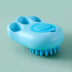 Durable Cat Paw Bath Brush Fine Foaming Labor-saving Cartoon Shape Pet Dog Cat Pet Hair Grooming Brush Reusable Dog Hair Comb Pet Products - Minihomy