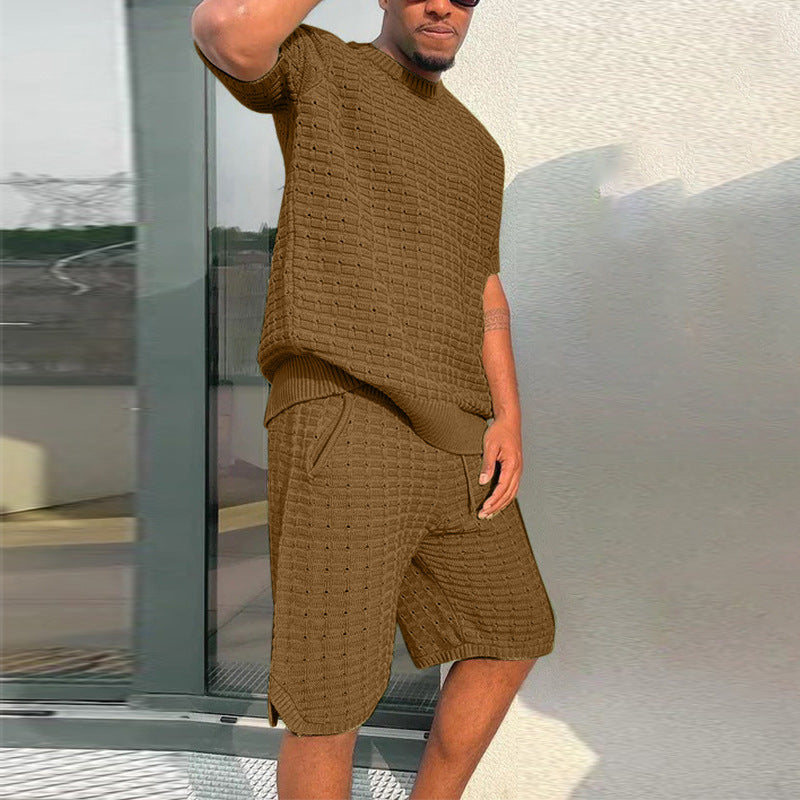 Men's Summer Suit: Hippie Shirt and Short Set - Minihomy