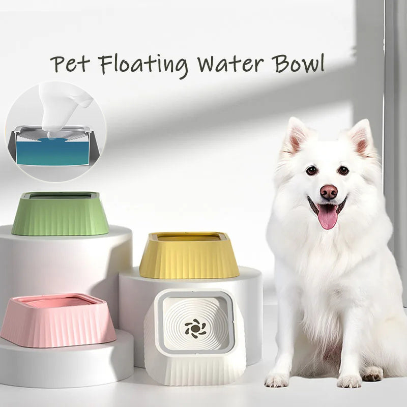 Portable Dog Water Bowl - No Wet Mouth, Splash-Free, Floating Drinker for Pets - Minihomy