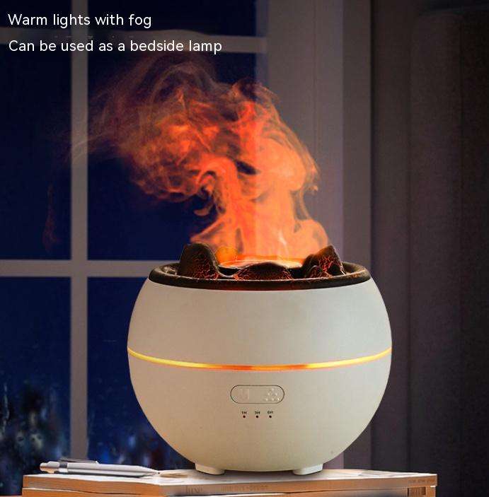 Flame Aroma Diffuser - Household Desk Aromatherapy Humidifier - Minihomy