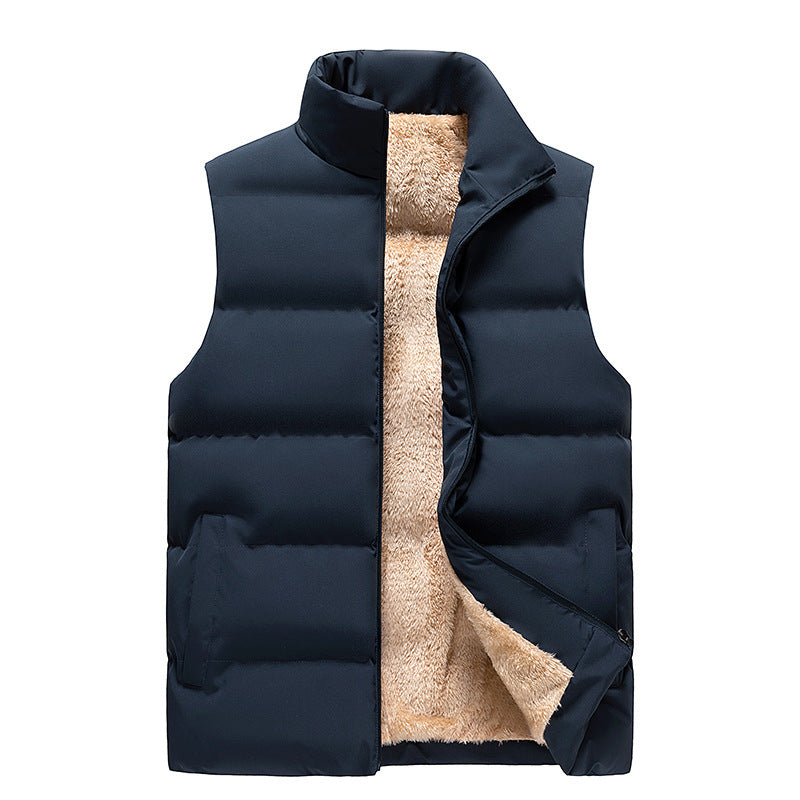 Lambswool Men's Down Cotton Vest Clip Outerwear - Minihomy