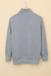 Casual Long-sleeved Solid Color Stand-up Collar Sweater - Minihomy