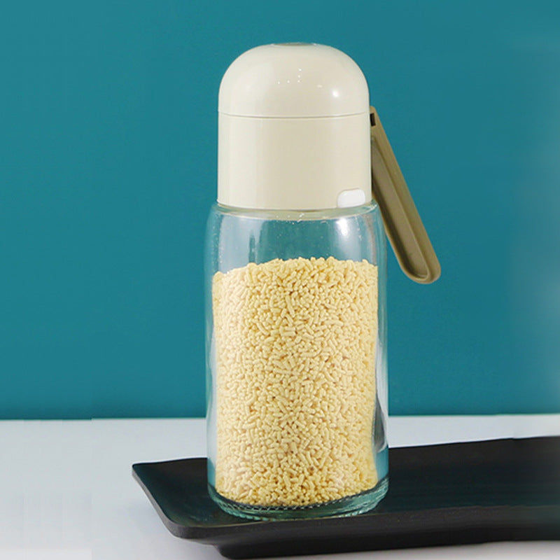 Kitchen Glass Seasoning Salt Control Bottle - Minihomy