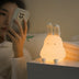 Cute Rabbit Mood Light - Dimmable LED Night Light for Baby, Kids & Girlfriend Gift - Minihomy