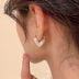 Ins Heart Love Earrings Women Fashion Accessories Jewelry - Minihomy