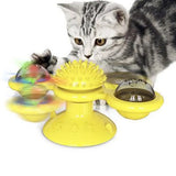 Cat Rotating Windmill Toy - Scratching, Teeth Cleaning, & Fun! - Minihomy