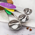 Kitchen Stainless Steel Magnetic Suction Double Head Measuring Spoon 8-piece Set - Minihomy