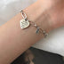 925 Loving Heart In Sterling Silver Bracelet For Women - Minihomy