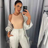 Sleeveless Bodysuit Women Off-Shoulder Top