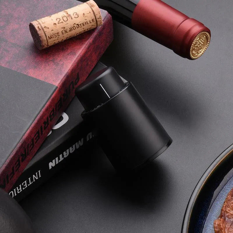 Electric Wine Opener Corkscrew Foil Cutter Set Automatic High-end Bottle Opener Kitchen Gadgets - Minihomy