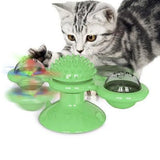 Cat Rotating Windmill Toy - Scratching, Teeth Cleaning, & Fun! - Minihomy