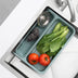 Kitchen Punch-free Drain Rack Vegetables Fruits Cleaning Drain Basket Folding Rack Home Storage Rack Kitchen Storage Shelf - Minihomy