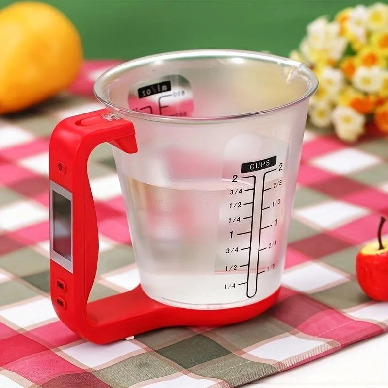 Multi-function Kitchen Electronic Measuring Cup Kitchen Scale Meal Scale Tools Plastic Spoon Electron Small Plastic Cup Custom - Minihomy