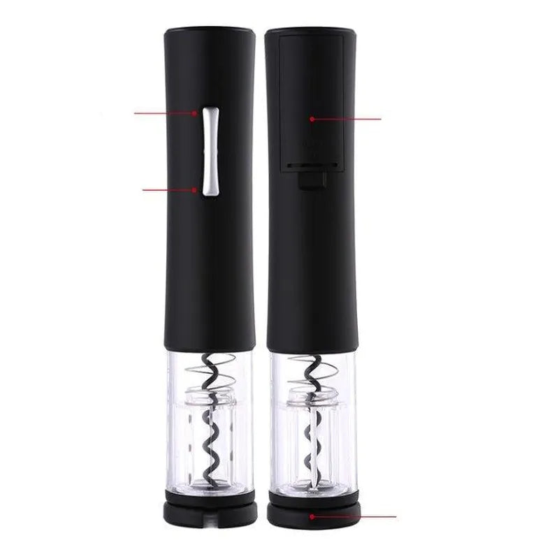 Electric Wine Opener Corkscrew Foil Cutter Set Automatic High-end Bottle Opener Kitchen Gadgets - Minihomy