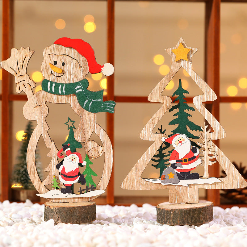 Christmas Day Wooden Bar Decoration - Minihomy