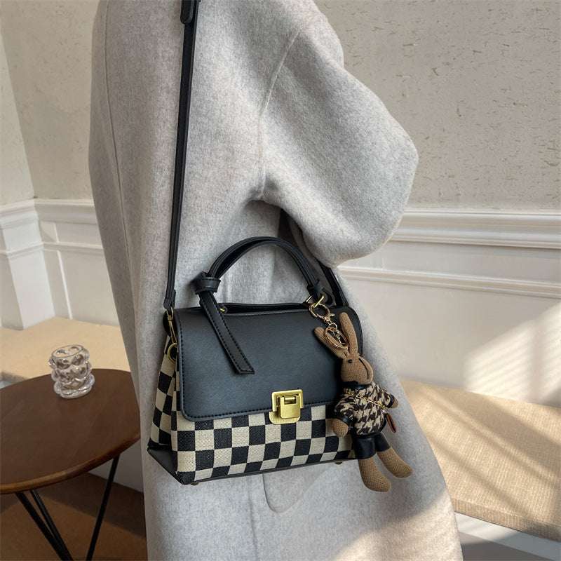 Black And White Contrast Color Trend Female Bag - Minihomy