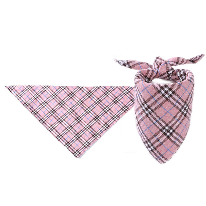 Pet Cotton Scarf Double Layer Saliva Towel - Minihomy