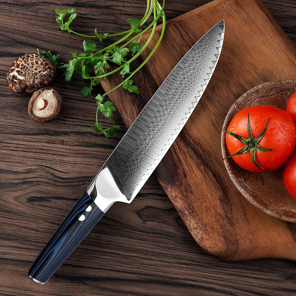 Damascus knife Japanese VG10 kitchen knife chef knife - Minihomy