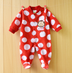 Baby Foot-wrapped Long-sleeved Printed One-piece Romper - Minihomy