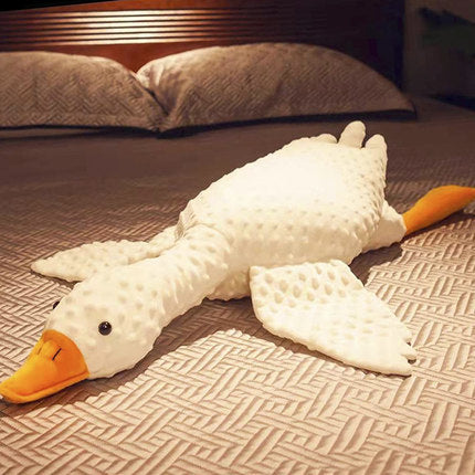 Big White Goose Doll Pillow Children's Plush Toys - Minihomy