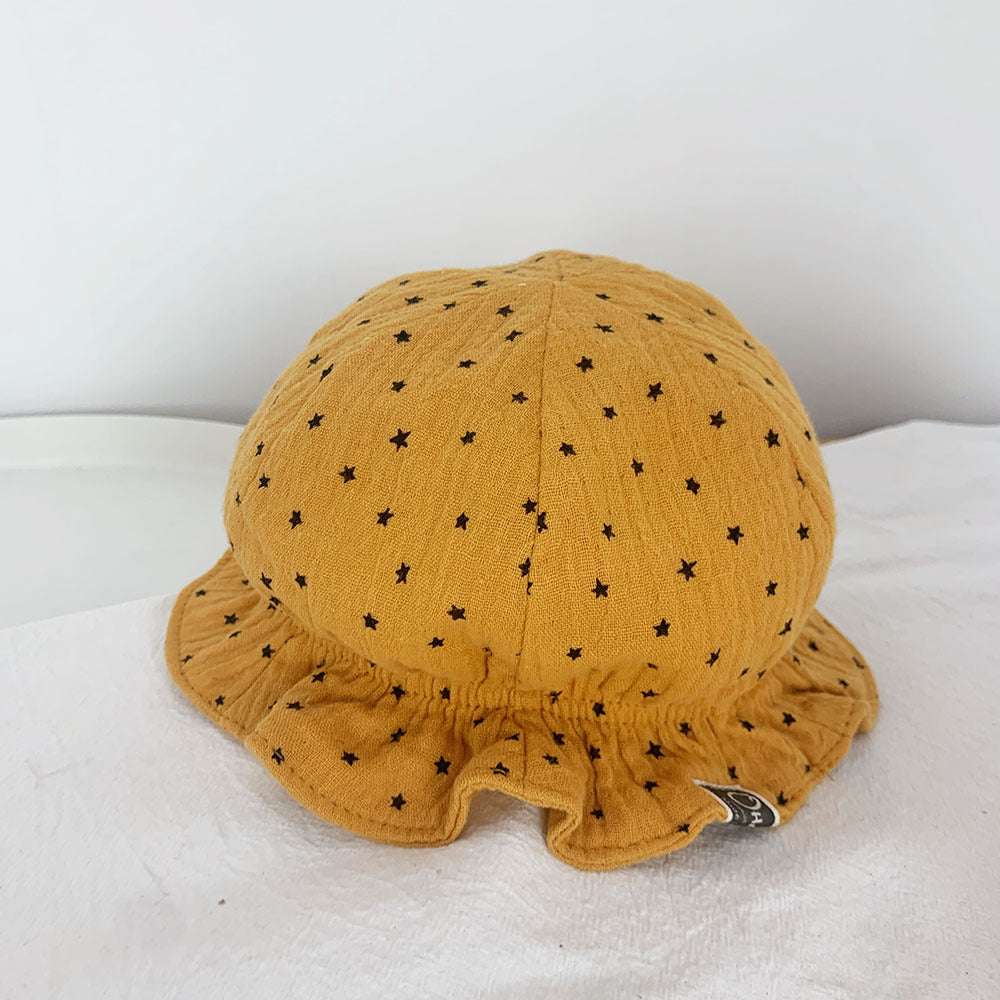 Baby Fisherman Double Polka Dot Baby Sun Hat - Minihomy