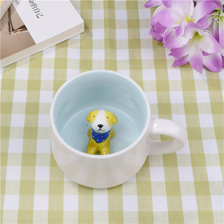 Animal cup in ceramic 3D cup - Minihomy