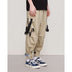 Loose Fit Elastic Waist Cargo Pants Street Ankle Banded Large Casual Pockets Pants - Minihomy