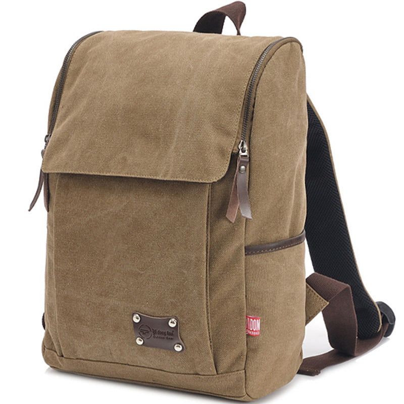 Canvas Ortable Large Capacity Backpacks And High Grade Schoolbag For Students - Minihomy