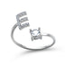 Adjustable 26 Initial Letter Ring Fashion Jewelry For Women - Minihomy