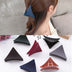 Medium wild color matte triangle hair clips - Minihomy