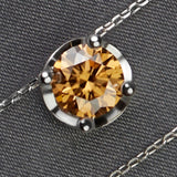 Moissanite necklace 1.5 carats VVS1 - Minihomy