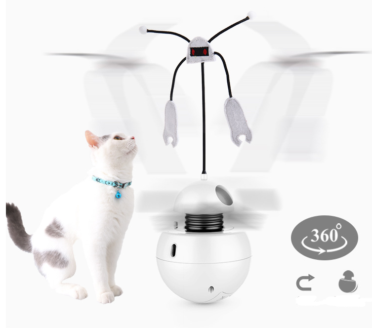 Three in one robot tumbler laser cat toy - Minihomy