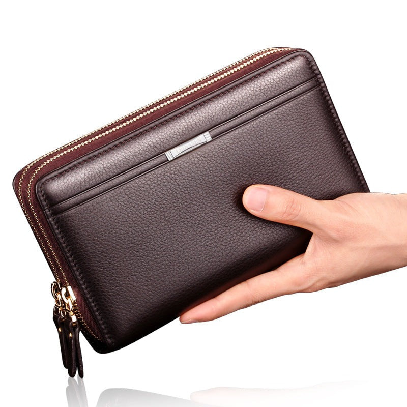 Men Business Handle Bag Waterproof Wallet - Minihomy