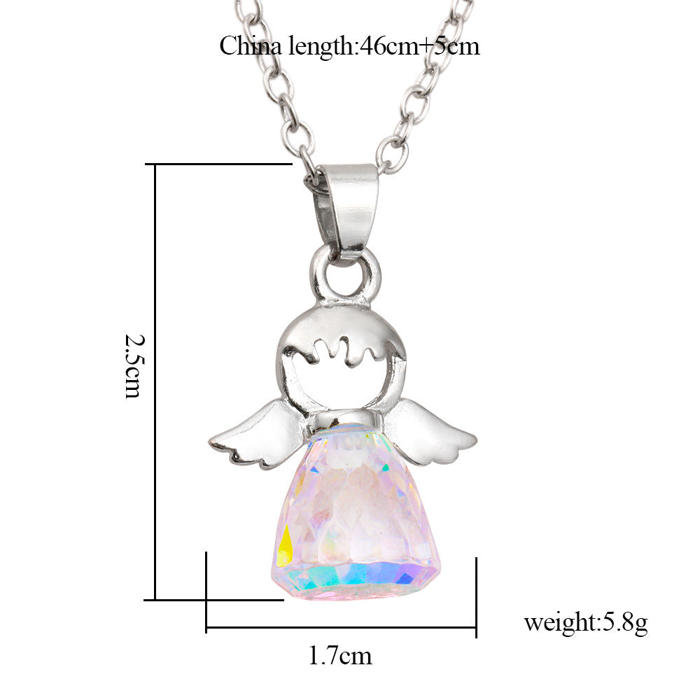 Crystal Little Angel Women's Necklace - Minihomy