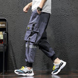 Men's Trendy Nine-point Beamed Harem  Loose And Casual Pants - Minihomy