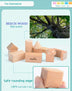 KIDUS 80 beech wooden building blocks - Minihomy