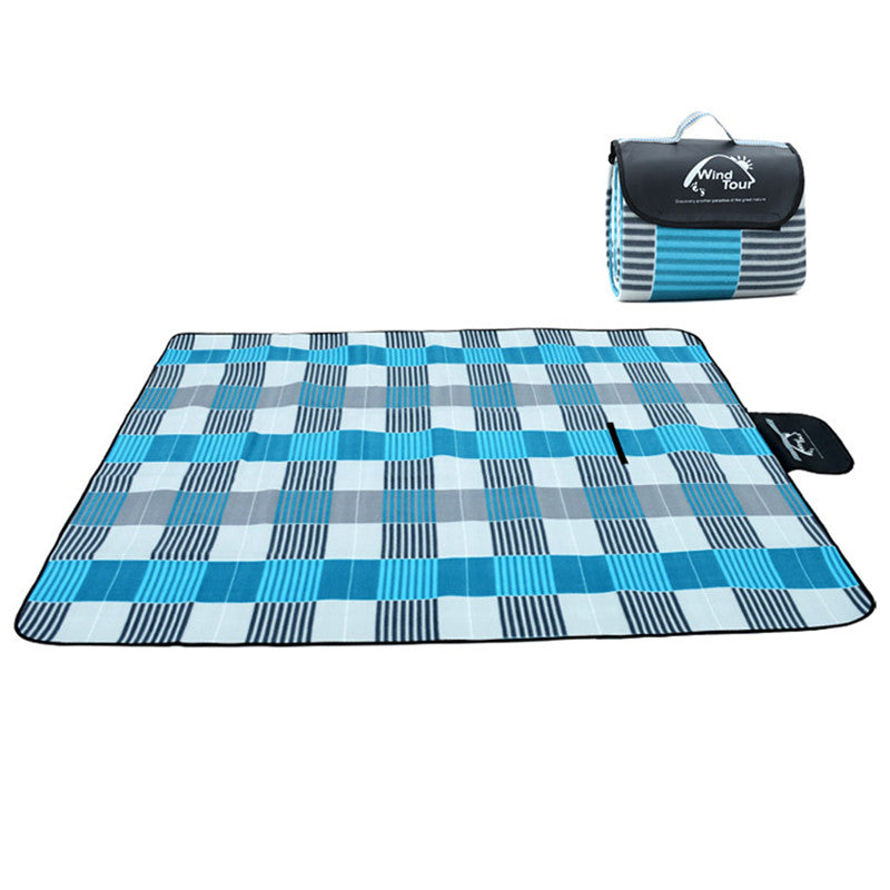 Outdoor Picnic Mat Camping Baby Climb Plaid Blanket Beach Waterproof Moistureproof Picnic Blanket - Minihomy