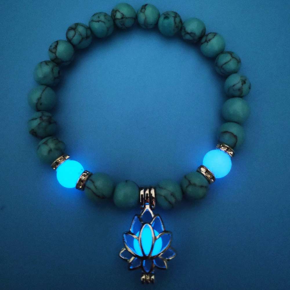 Energy Luminous Lotus Strand Bead Bracelet - Minihomy