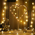 Modern Romantic Star Heart Christmas Tree LED Night Light - Minihomy