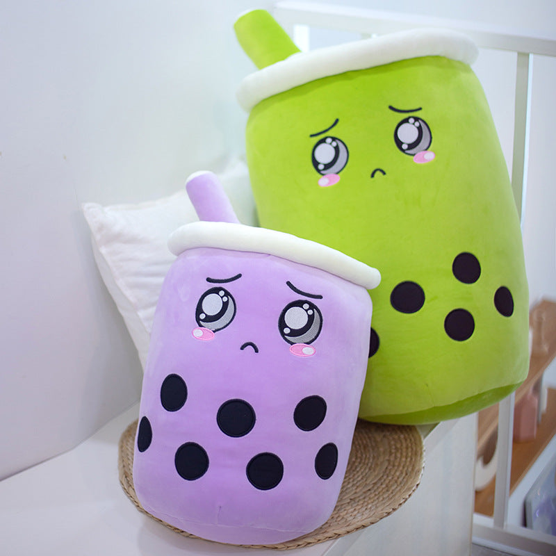 Pearl Milk Tea Pillow Bubble Tea Plush Toy - Minihomy