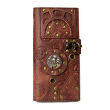 Steampunk ladies long wallet